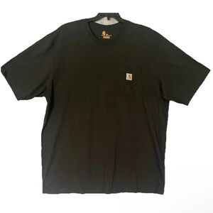 Carhartt Original fit crewneck short-sleeved T-Shirt Men's 3XL Black Cotton